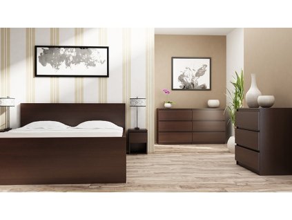 HRUDNÍK MALLOW 3 WENGE STOJAN 3 ZÁSUVKY VÝROBCA_3