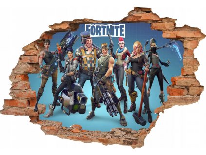 Samolepky na stenu FORTNITE HOLES 100x70cm_0