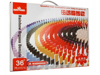 1000 prvkov Mega Domino Drevené kocky Z391_1