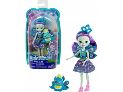 ENCHANTIMALS LALKA PATTER PEACOCK ZWIERZAK FLAP