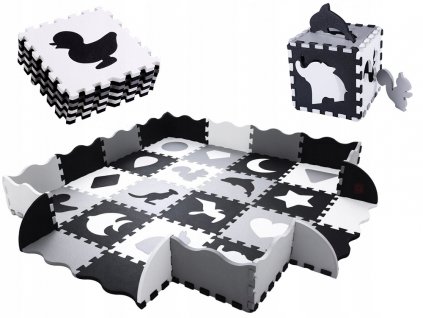 Penová podložka FOAM PUZZLE s okrajom VEĽKÁ_0