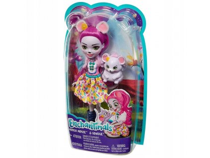ENCHANTIMALS lalka Mayla Mouse zwierzatko FXM76 Marka Mattel