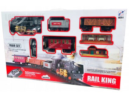 OBROVSKÝ VLAKOVÝ VLAK S DIAĽKOVÝM OVLÁDANÍM Dym_0