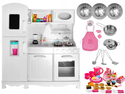 DREVENÁ KUCHYNĚ PRE DETSKÉ XXL SÚBOR PRE DETI Z369_12