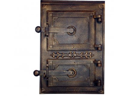 Dvere na chlieb rúra, liatinové fajčiar_0