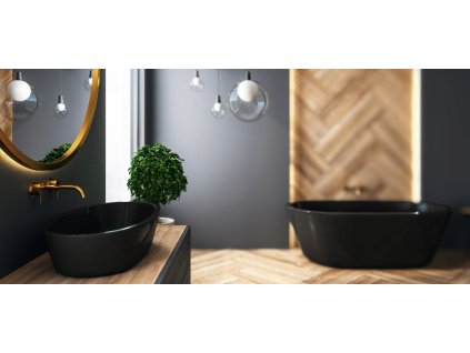 Vysoká batéria BONA STARÁ ČIERNA ČIERNA RETRO REA_0