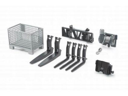 Nabíjačka Bruder 02125 + 02318 Manitou + príslušenstvo_1