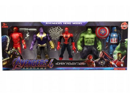 AVENGERS OBRÁZKY S IRONMANOM 5 KUSOV_2