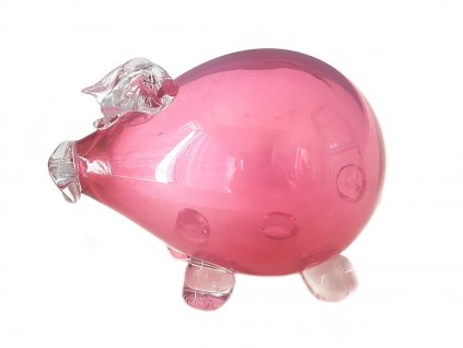 Pokladničky prasiatko sklo veľké znamenie (SLR)_5