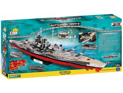 COBI MALÁ ARMÁDA 4809 bojovej lodi Tirpitz BATTLESHIP_0