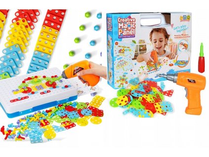 Bloky puzzle s cvičením, kreatívny magický panel_0