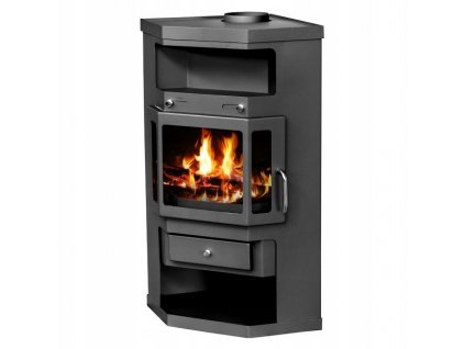 Samostatne stojace krbové kachle Panama 9kW rohové ECO_0
