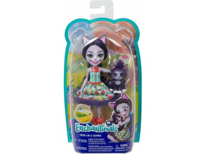 ENCHANTIMALS Lalka Ciesta Cat i Kotek Climber Seria Enchantimals