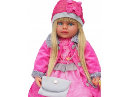 ŽIVÁ BÁBKA hovorí a spieva VEĽKÉ dieťa 60 cm NOVINKA_0