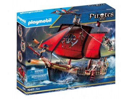 Playmobil 70411 Piráti Piráti z veľkej pirátskej lode_0