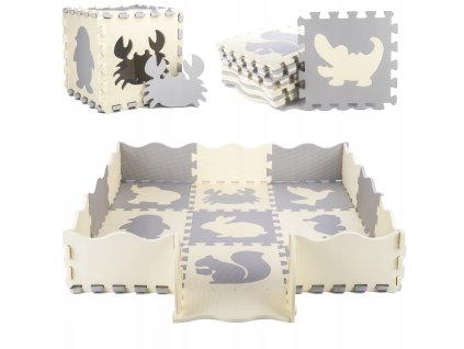 VZDELÁVACÍ MAT, ohrádky PUZZLE FOAM EVA 25 EL_0