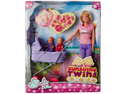 BÁBIKA STEFFI S HLBOKÝM KOČÍKOM S DEŤMI 573-8060_0