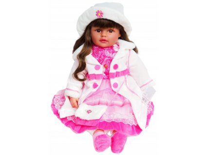 DUZA LALKA 60 CM MOWI I SPIEWA BOBAS Iwona