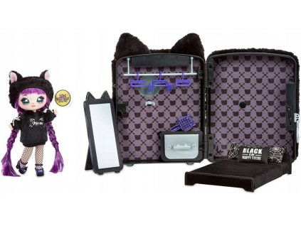 Batoh NANANA SURPRISE 3v1 LALKA čierna_0