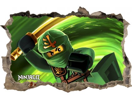 NÁLEPKY NA STENU LEGO NINJAGO Otvor 91 100x65cm_0