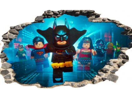 Nálepka na stenu LEGO MOVIE otvor BATMAN HIT 2_0
