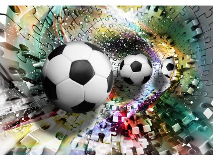 Nástenné maľby 3D LOPTU TUNEL PUZZLE 208x146 FLIZELINA_0