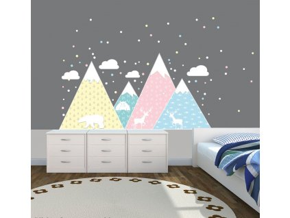 Stena nálepky, Škandinávske VRCHY ! Veľký výber!_0