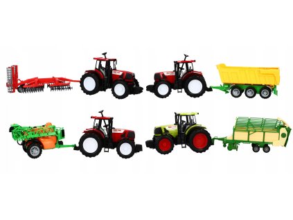4 TRAKTORY + 4 MEGA STROJE HNACIA SADA 53 CM_1