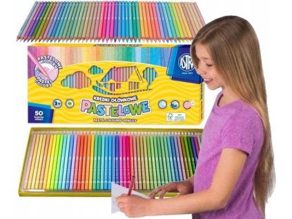 Pastelová ceruzka ceruzka kruhová 50 ASTRA FARBY_0