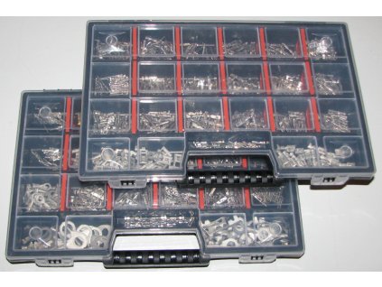 2 organizéry + 1050 ks konektory + gumičky zadarmo !!!_0