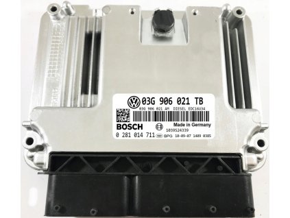 POČÍTAČ ECU SKODA 03G906021TB 0281014711 IMMO VYP_0