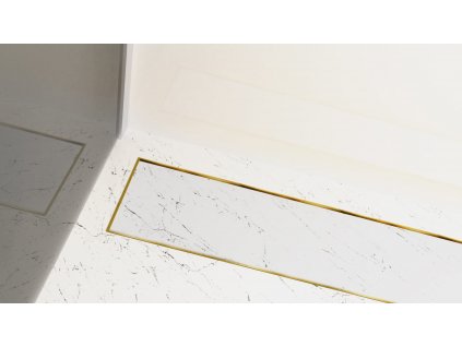 Lineárny odtok Premium Gold Gold NA BUDOVU. 110cm_0