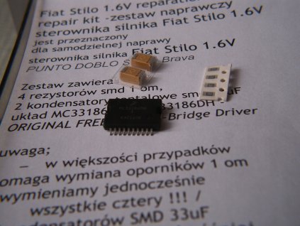 Sada na opravu FIAT MC33186DH1 ECU MC33186 Stilo_0