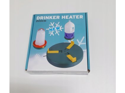 OHRIEVAČ VODY NA pitnú misy pre hydinu, holuby 20 cm_0