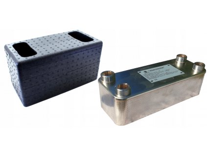 110kW výmenník tepla 50 dosiek 1 s IZOLÁCIOU_0