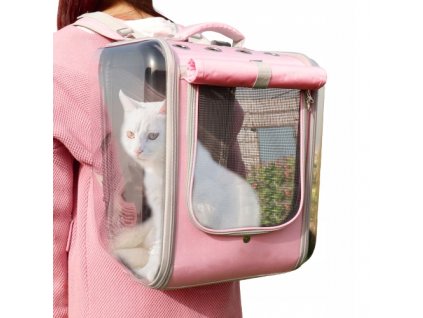 Prepravka pre mačku - CESTOVNÝ TAŠKA PRENOSNÝ BATOH PRE KOČKU A PSA_0