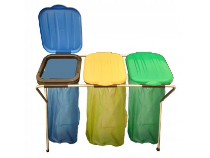 KÔŠ, STOJAN NA VRECIA NA ODPAD, TRIEDENIE 3 POZÍCIE_0