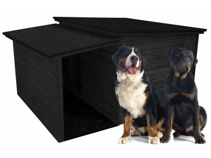 Búda pre psa - Drevená chata izolovaná pre pes nohy XL_0
