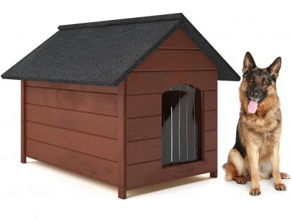 Búda pre psa - Rôzne farby Drevená izolovaná chata pre psov XL_0