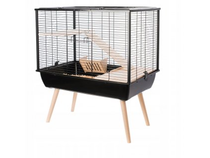 Klietka NEO MUKI Pig Rat 2 poschodia Nohy čierne_1