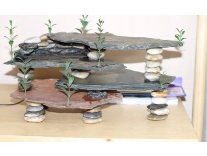 ČIERNE DLAŽDICE PLOCHÝ KAMEŇ AKVÁRIUM TIPY, 10 kg_0