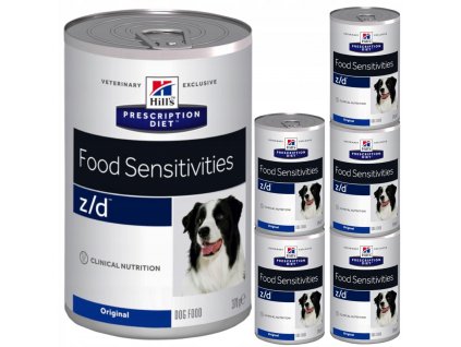 Krmivo pre psy - Hill je z / d karma pes môže 6 x 370 g alergie_0