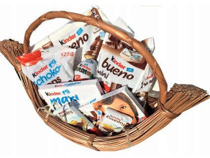 Košík darčekový kôš sladkostí, Kinder Komunikácie_1