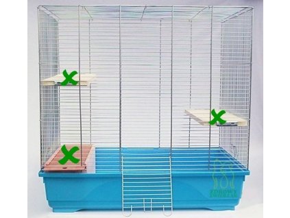 KLIETKA pre POTKANY, CHINCHILLA 80 cm Bez Vybavenia_0