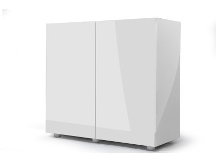 AQUAEL LESKLÝ 80x35x73cm SKRIŇA BIELA ZD80_2