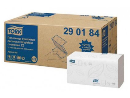 TORK 290184 Z-Z biely uterák II vrstva a-4000_0