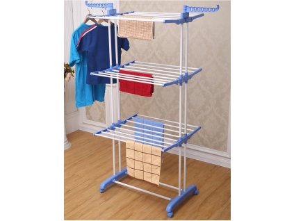 VEĽKÝ STOJAN NA SUŠENIE BIELIZNE, OBLEČENIA VEŠIAK S KOLESAMI_0