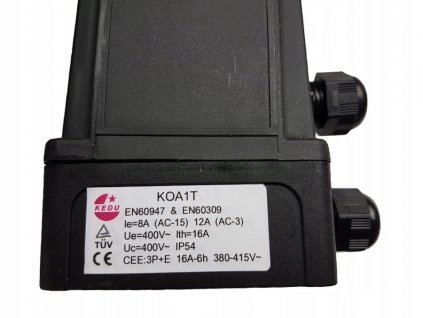 3-fázový spínač motora KEDU KOA1T silový spínač_0