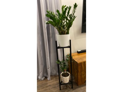 Stojan na kvety - Stand kvetinový Loft pre kvetiny Kovové hrnce_0