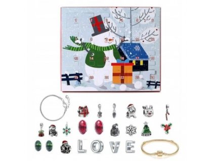 Adventný kalendár - Adventný kalendár šperky kúzla náramok_0